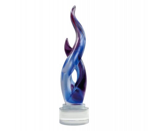 Water manifold crystal trophy